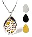 #1 Top Rated Aromatherapy Essential Oil Diffuser Necklace Jewelry - Hypoallergenic Surgical Stainless Steel Locket Pendant with 24 Inch Chain Including 3 Reusable Washable Pads