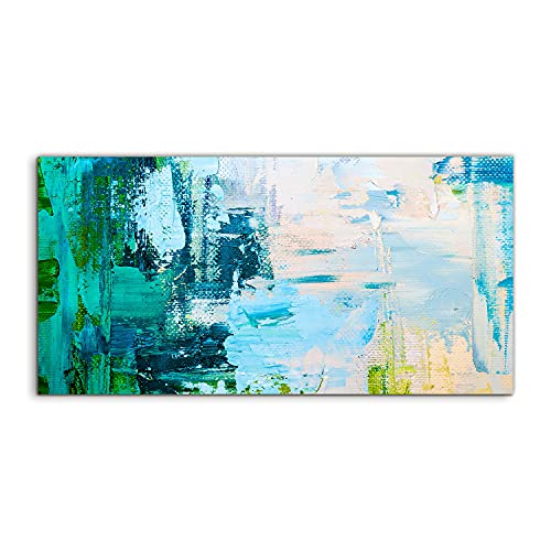 Tableau sur verre 140x70cm Coloray pour raviver un mur vide avec l'art abstrait