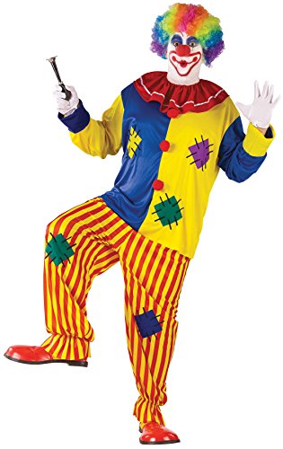 Fun World Women's Big Top Clown Adult Costume, Multi, Standard