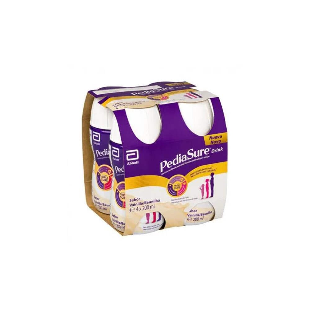 Pediasure Drink Vainilla 200Ml 4 Botella