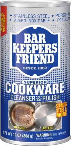 Comparison: Best Cleaner For Stainless Steel Grill 6 Bar Keepers Friend Superior Cookware Cleanser & Polish | 12-Ounces | 1-Unit