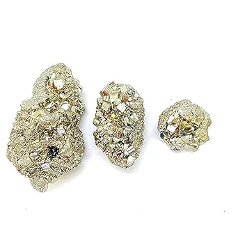 Prosac Natural Pyrite Cluster 30 to 50 Gram Regular Asymmetrical Crystal Stone