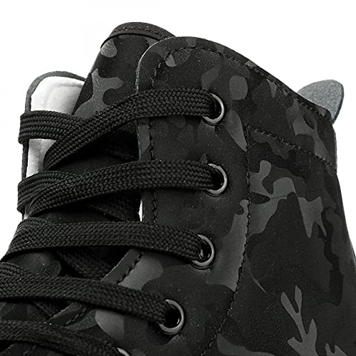 Womens Roller Skates Classic High-Top Roller Skates Four-Wheel Roller Skates Shiny Camouflage Roller Skates For Adult Youth Boys Girls Outdoor With Shoes Bag (Black Camo,43-Us:10) #TOP4