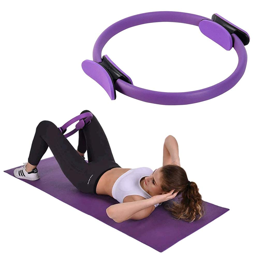 Ring Pilates Hoop Pilates Ring Yoga Ring, Pilates Hoops, Pilates Circle, for Home Fitness, Double Handle for Circle Pilates - Yoga Gym Fitness Workout, for Women