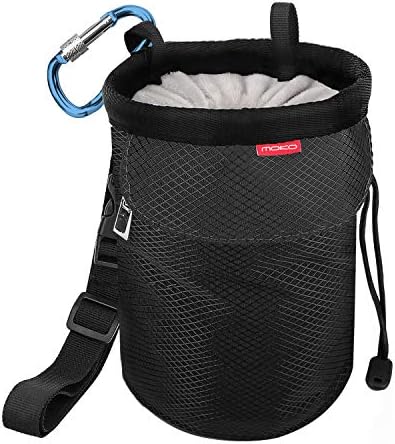 MoKo Chalk Bag, Drawstring Rock Climbing Chalk Bag Bouldering Chalk Bag Bucket