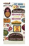 Ritz Kitchen Wears Print Velour Kitchen Towel, Home Sweet Home