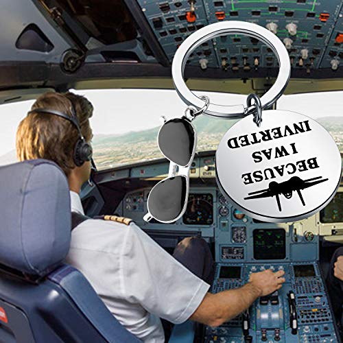 Porte-clés Pilot Gift Flight Crew 3.0 le cadeau gris idéal avec message Reverse - 6