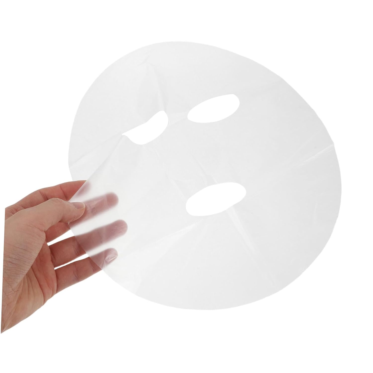 Alasum Disposable Moisture Seal Face Mask Sheets Precut 300pcs Pe Plastic image 4