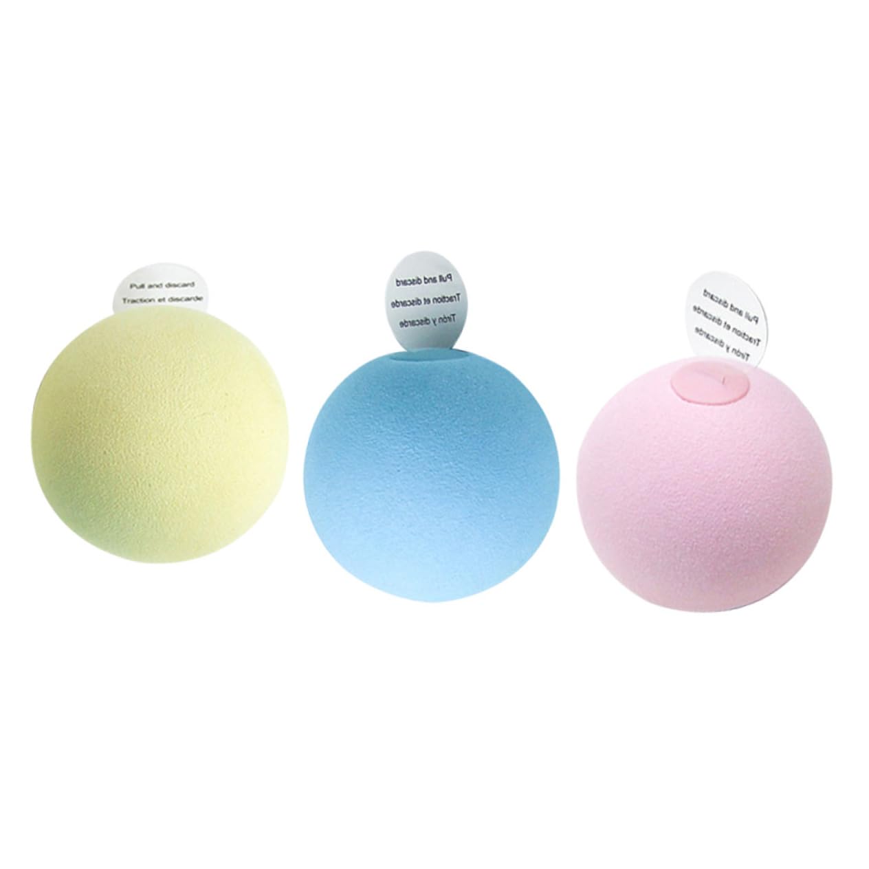 POPETPOP 3pcs Interactive Cat Sound Ball Teasing Simulation Sound Ball for Engaging Playtime Pet Supplies for Home Shop Use Attracts Cats Attention