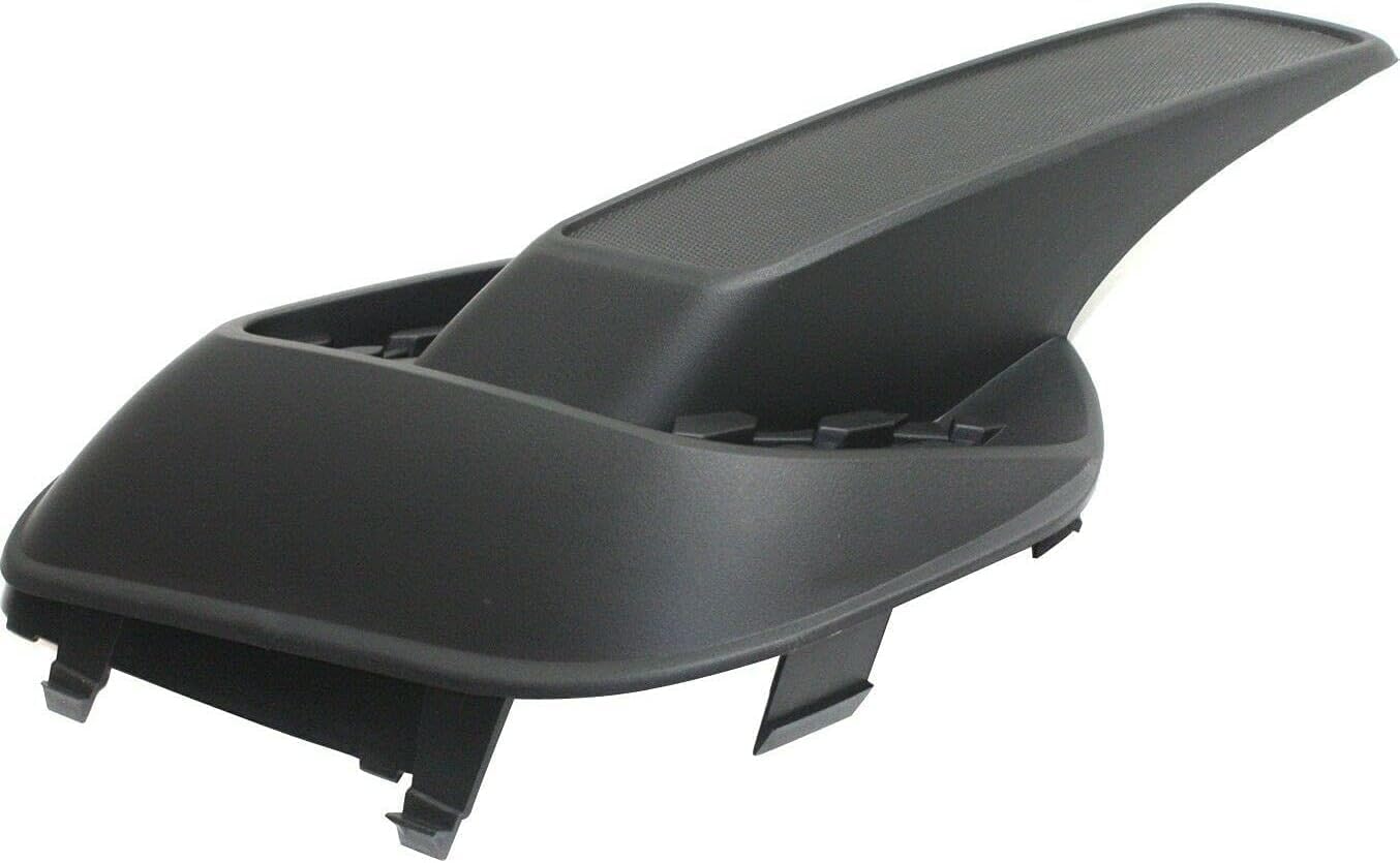 DAT AUTO PARTS Front Right Passenger Side Bumper Fog Light Hole Cover Trim Molding Replacement For 2010-2015 Chevrolet Equinox LS & LT Without Fog Lights Black Textured Plastic GM1039128 25798750