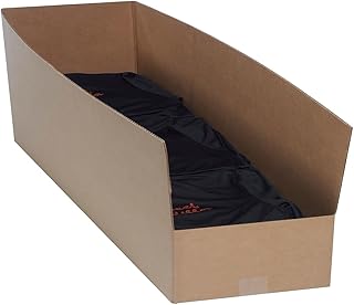 Warehouse Rack Bins 10-Inch x 42-Inch x 10-Inch Kraft 10/Bundle BINW101042