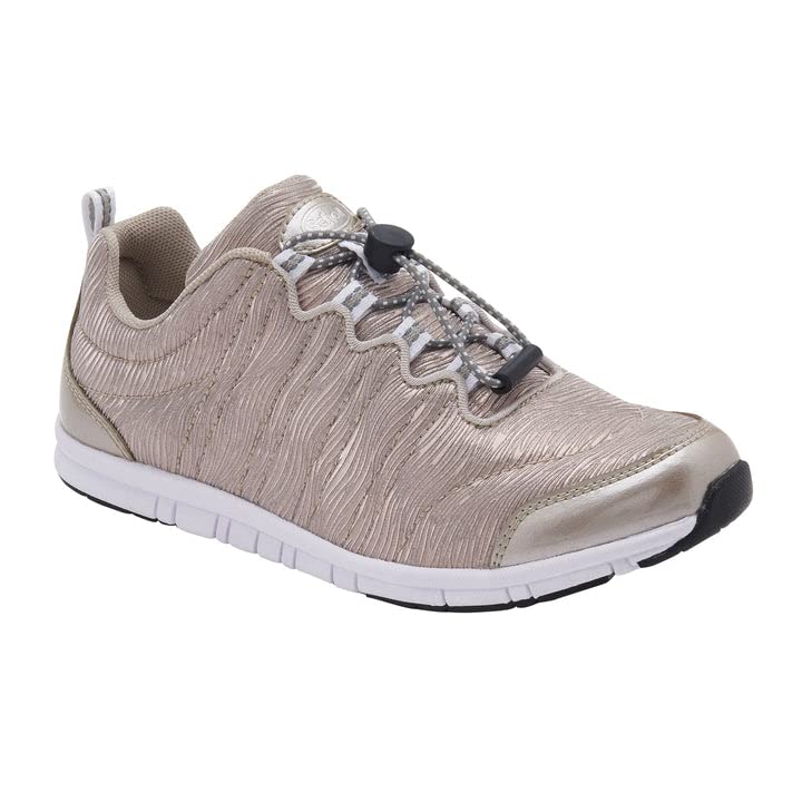Scholl Wind Step, Zapatillas Mujer, Dorado (Plateado), 40 EU Ancho