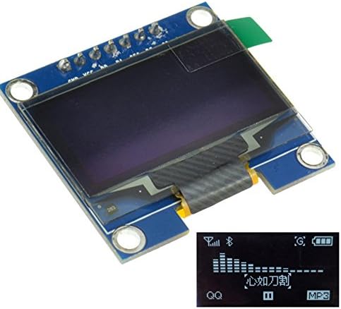 1.3'' SPI I2C Serial 128X64 White OLED LCD Display Screen Module SSH1106 7 Pin for Arduino 51 UNO R3