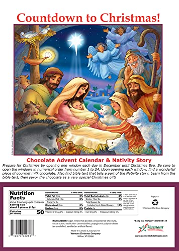 Baby in a Manger Chocolate Advent Calendar with Nativity Story - Thumbnail 5