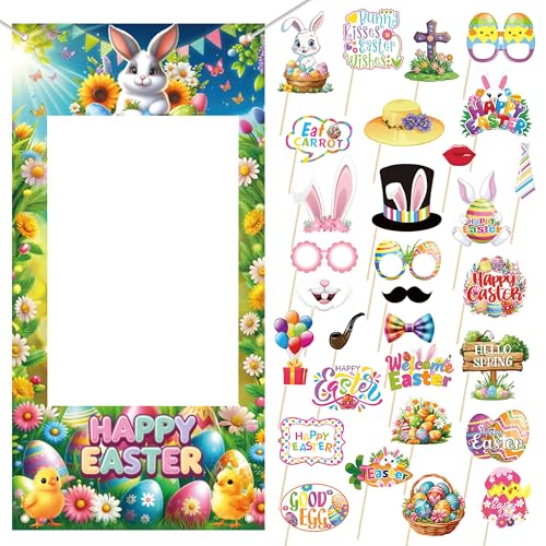 party photobooth props easter