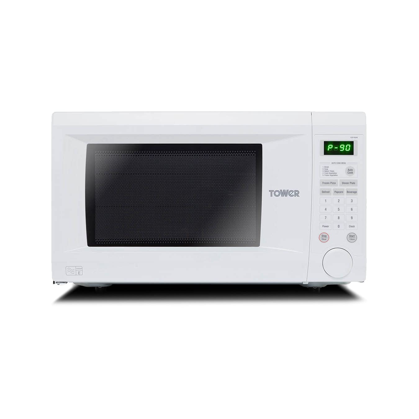 Tower Cavaletto Manual Microwave with 5 Power Levels and 35 Minute Timer, 800W, 20L, Midnight Blue & Rose Gold, T24038MNB — view 9