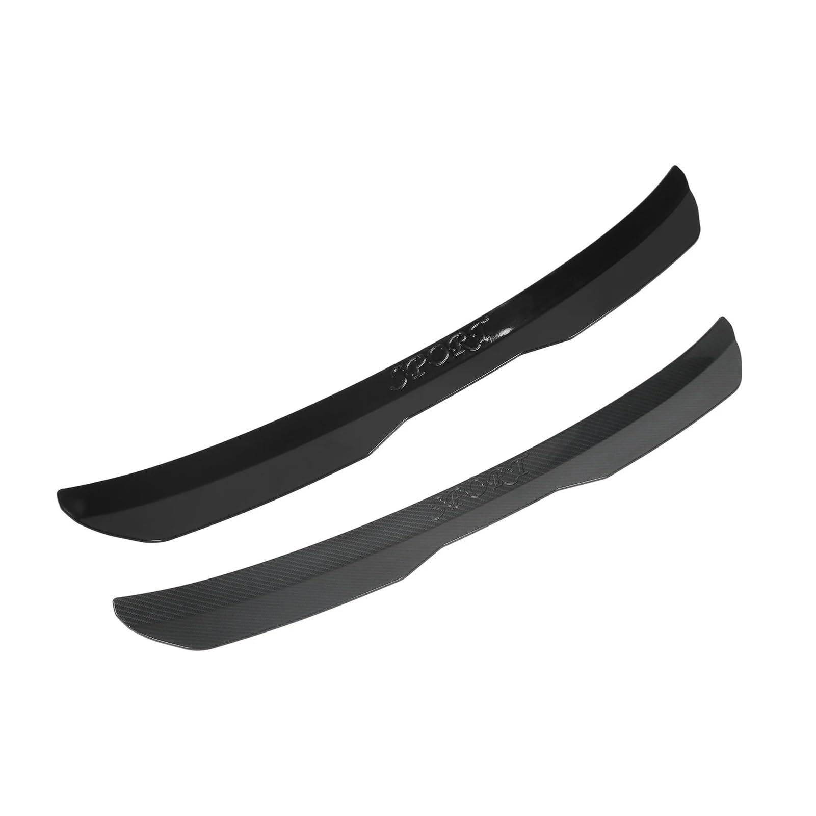 Spoiler posteriori per auto Per Bagagliaio Per Tetto Universale Per La Modifica Dell'auto Ricambio(Glossy Black)