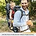 WIPHA Upgraded Baby Carrier, Hiking Backpack with Ergonomic Pro Design, Lightweight Large Capacity Toddler Carrier