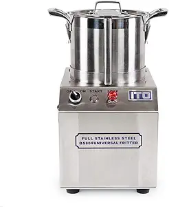 – 550W Electric 4L Stainless-Steel, Commercial Grade Food Chopper Processor Machine - Kitchen Fritter - 1400RPM High Output with Removable Blades - CE Certified