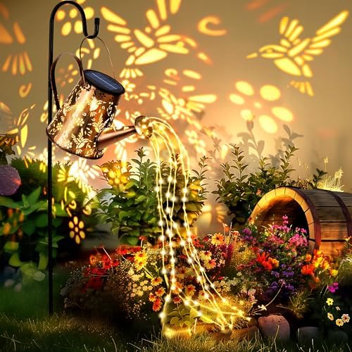 Lighted Watering Can for Garden: See What Makes These 5 Shine 8 PATIOPIA Solar Lights Outdoor Garden Decor, Large Lanterns Watering Can Lights Gardening Gifts for Mom Women Grandma Birthday, Hanging Lights Outdoor Decoration for Yard Porch Patio Backyard