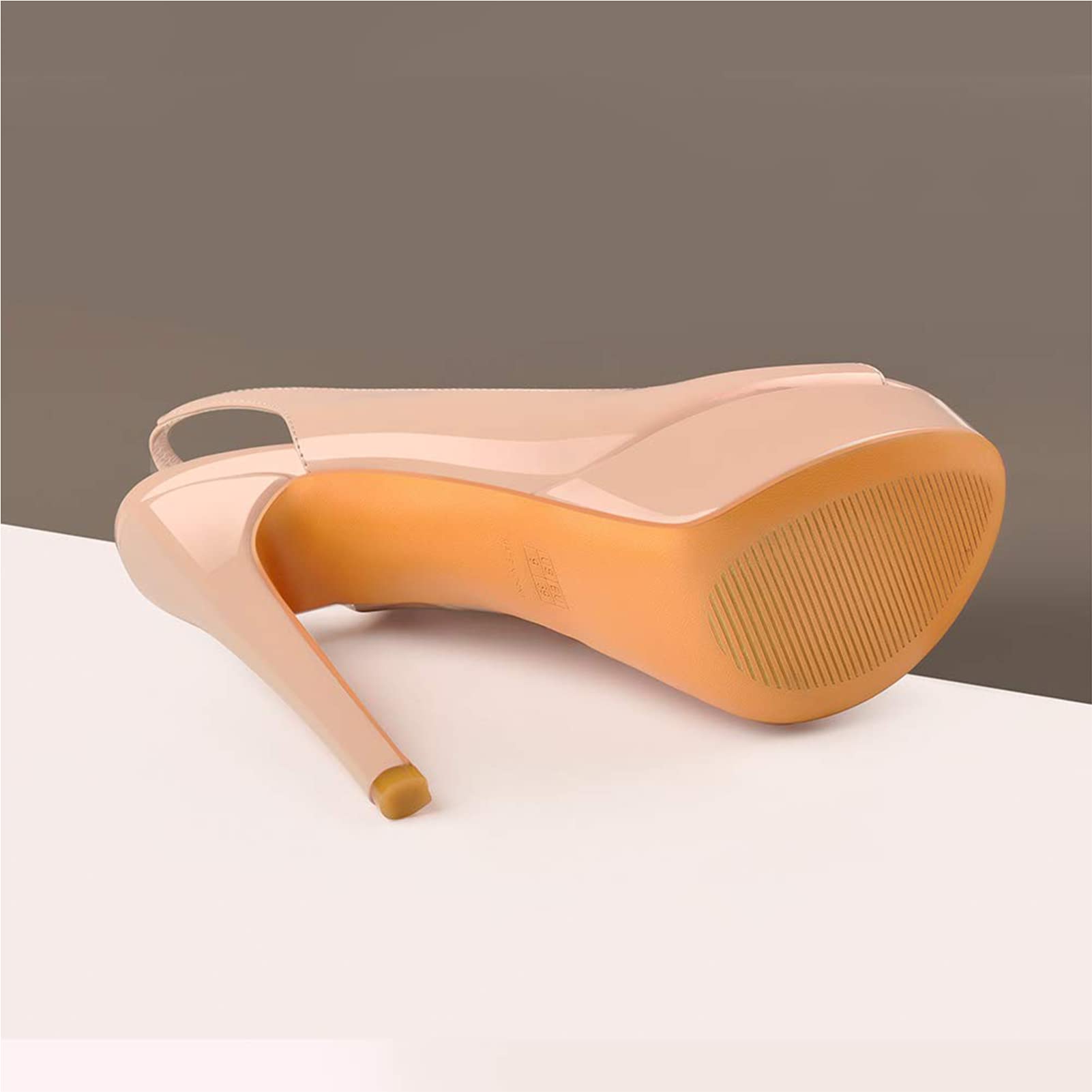 BAtlam Sandali con Plateau E Tacco Alto da Donna, Tacchi Alti in Gomma Antiscivolo, Décolleté per Banchetti da Festa, Scarpe da Ballo,B,35