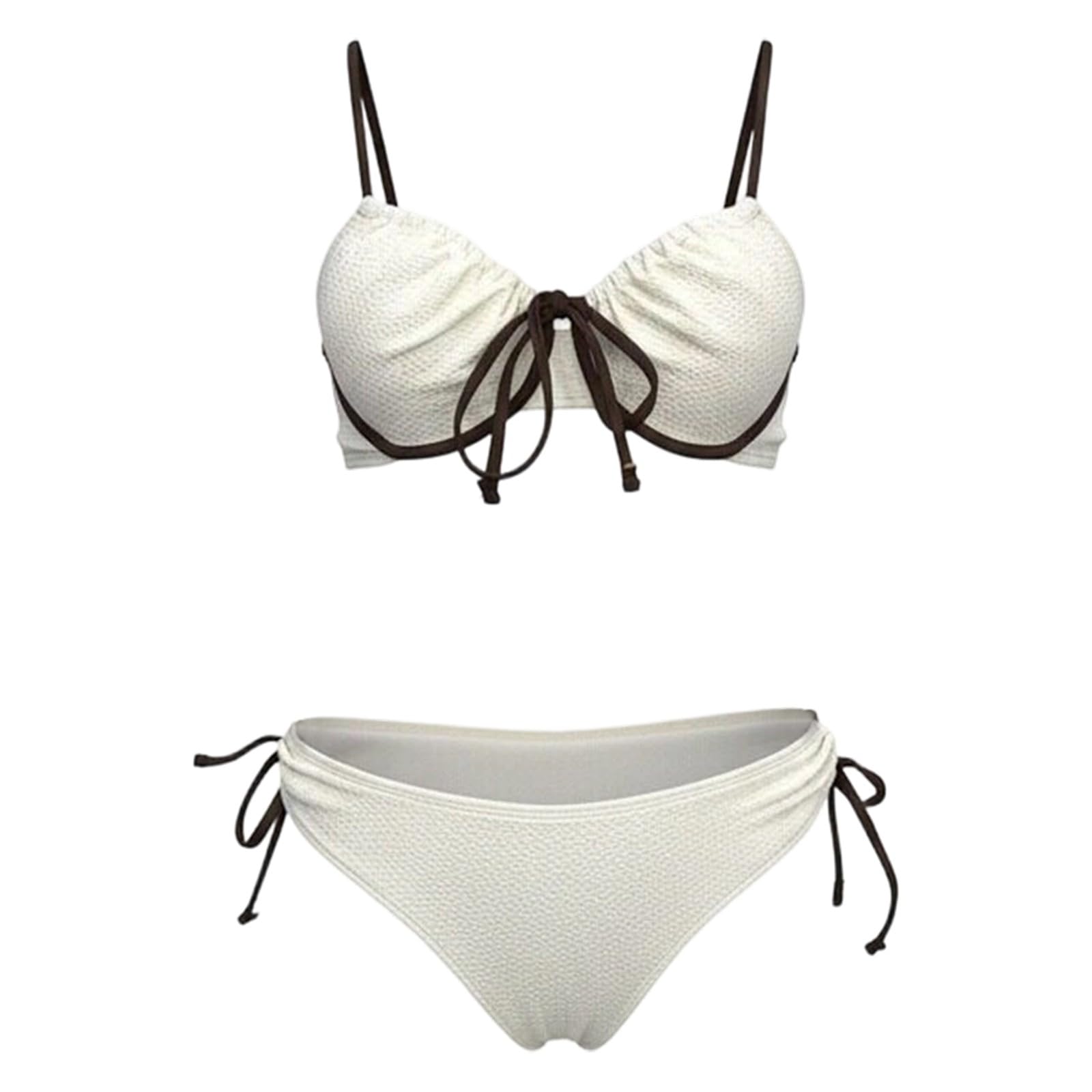 Generisch Moderno traje de baño premamá de dos piezas con cordón para una comodidad óptima en verano