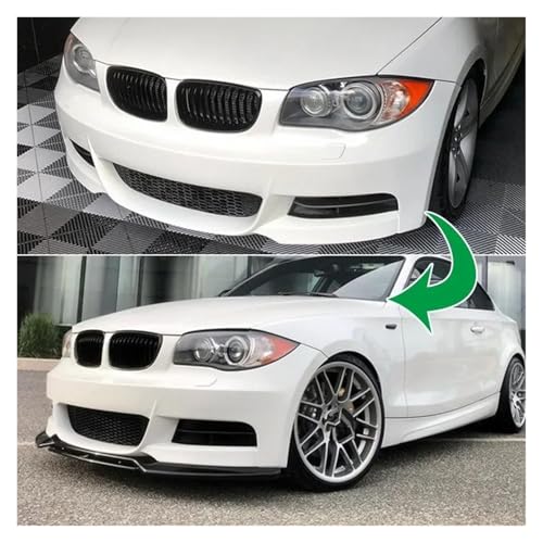 Becquets avant aérodynamiques et protecteurs pour BMW E82 E88 - 2