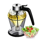 BEASYE Olive Oil Dispenser Glass Bottle, Drip Free Vinegar Dispensing, Superior Dispenser Non-Drip Spout,Non-Slip Handle Olive Oil Carafe Decanter for Kitchen Cooking -200ml/8oz（Not for honey)