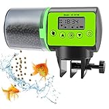 🐠 Temporizador automático alimentado por batería: el temporizador automático alimentado por batería es completamente nuevo y tiene una forma mini única, tiene el soporte, se puede sujetar a cualquier tanque, ahorrando espacio para su acuario (batería no incluida)
