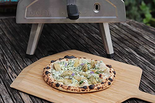 Ooni 12” Bamboo Pizza Peel – Lightweight Smooth Wooden Pizza Paddle And Serving Board Outdoor Pizza Oven Accessories #TOP5