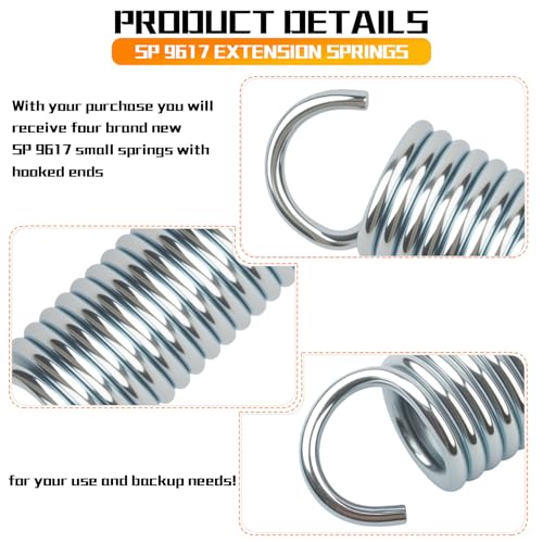 Ressorts de rallonge en acier durable SP 9617 petits ressorts de traction