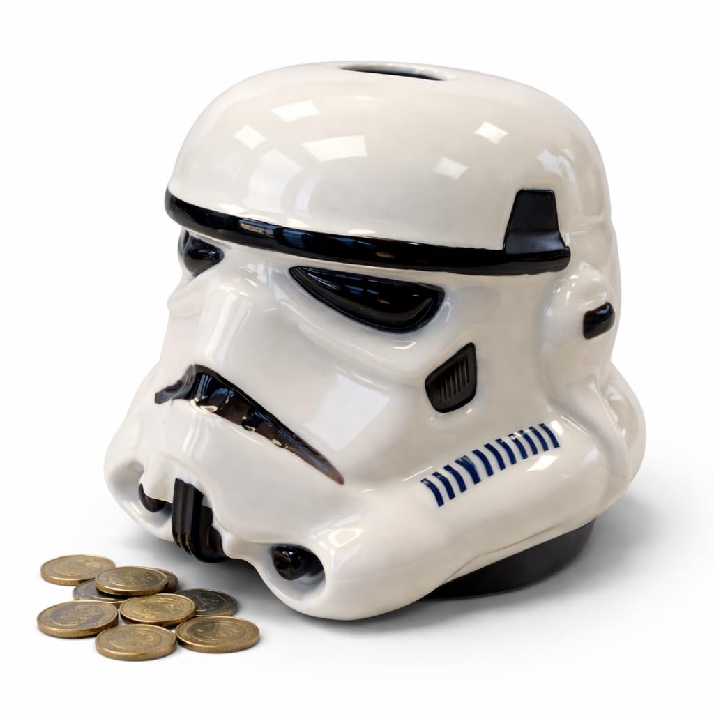 Tirelire Stormtrooper design casque de collection pour fan de Star Wars