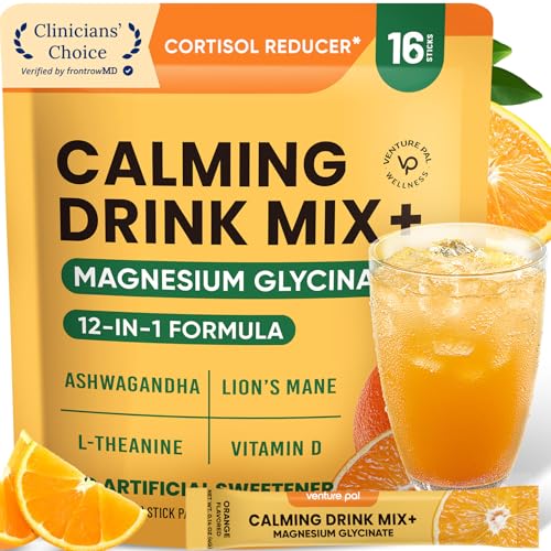 Image of Venture Pal Calm Drink Mix, 12-in-1 Cortisol Reducer & Sleep Aid
