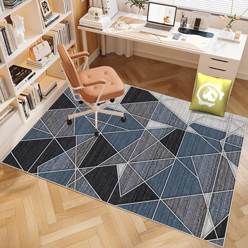 Tapis de chaise de bureau 160x200 cm antidérapant grand format pour sol dur et moquette
