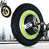 ✅【Motor Type】12-inch brushless gearless hub motor. Providing nice stability for the rides, the magnificent construction can support a heavy weight up to 440 Lbs. ✅【Widely Applications】Electric scooter, folding electric car, electric bicycle, electric...