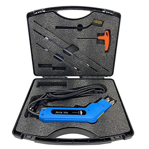 KS EAGLE Hot Knife Foam Cutter Electric Hot Knife (150W) Styrofoam Cutting Tool Kit- with Blades & Accessories