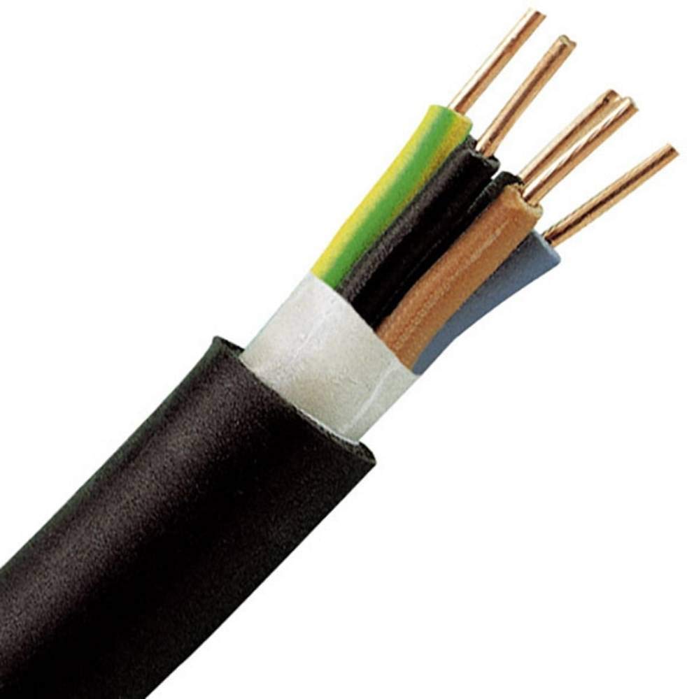 Kopp 157425044 Erdleitung NYY-J, 5 x 1.5 mm², 25 m, schwarz