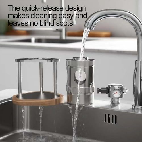 Cafetera Portátil Manual de Espresso con Manómetro y 16 Bar de Presión miniatura 2