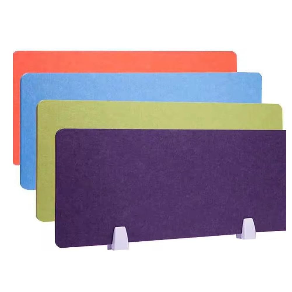Separador de mesa independiente de fieltro, panel de privacidad para reducción de ruido, separador de habitación, partición de mesa de clase con clip seguro, pantalla de escritorio insonorizada de 30