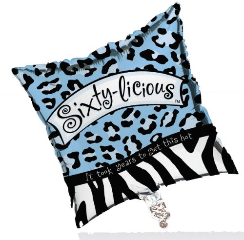 Creative Converting Sixty-Licious 2-Sided Mylar Round Balloon