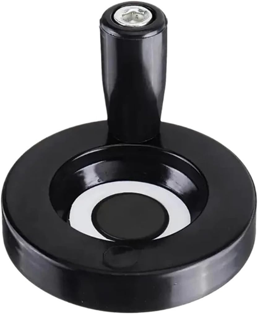 Printer Handwheel Mechanical Hand Wheel Hole Diameter with Removable Handle Lathe Round Machinery Accessories 8mm 10mm(8mm,80mm)
