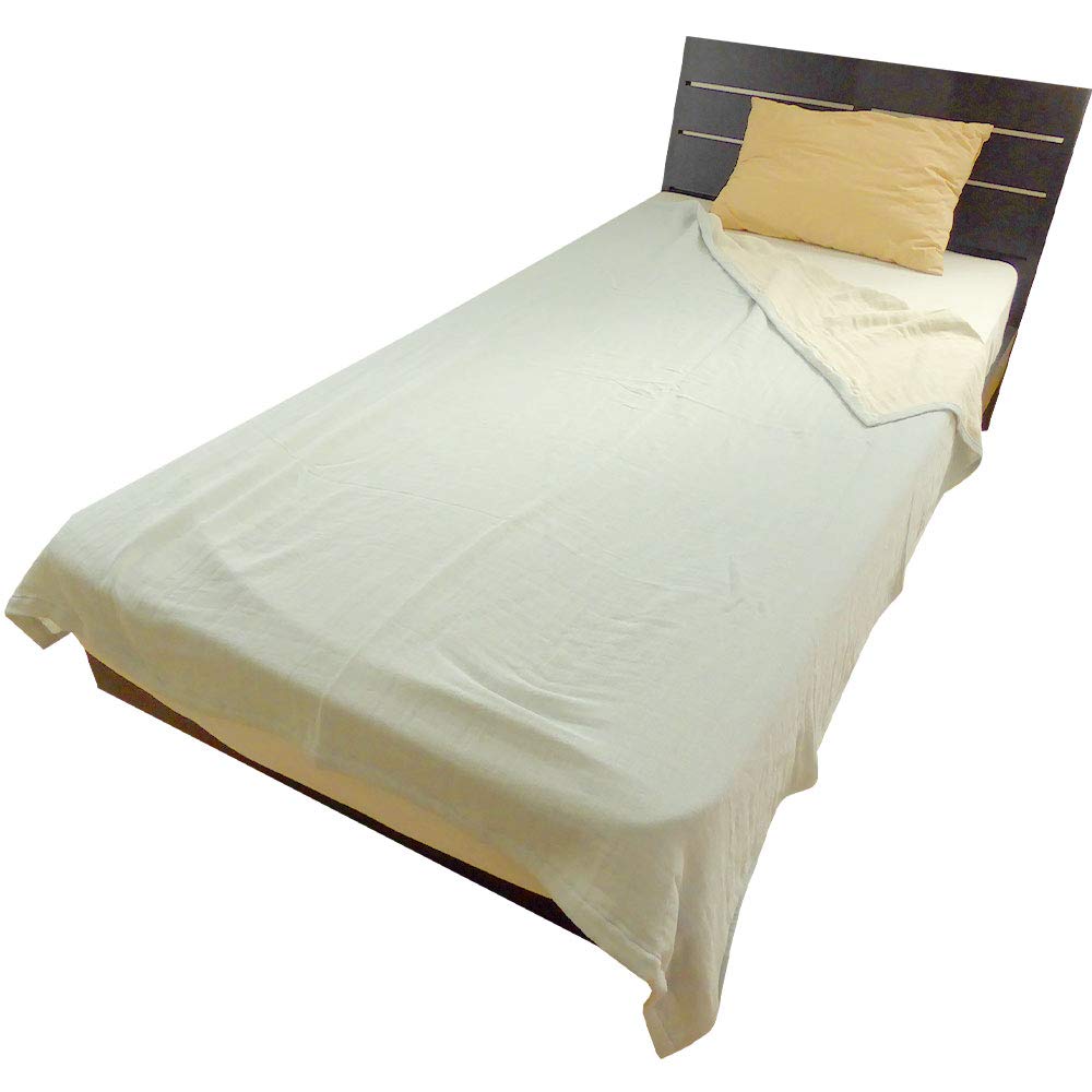 Amazon.co.jp: 日本製 綿麻三重織ガーゼケット シングル 140×190cm