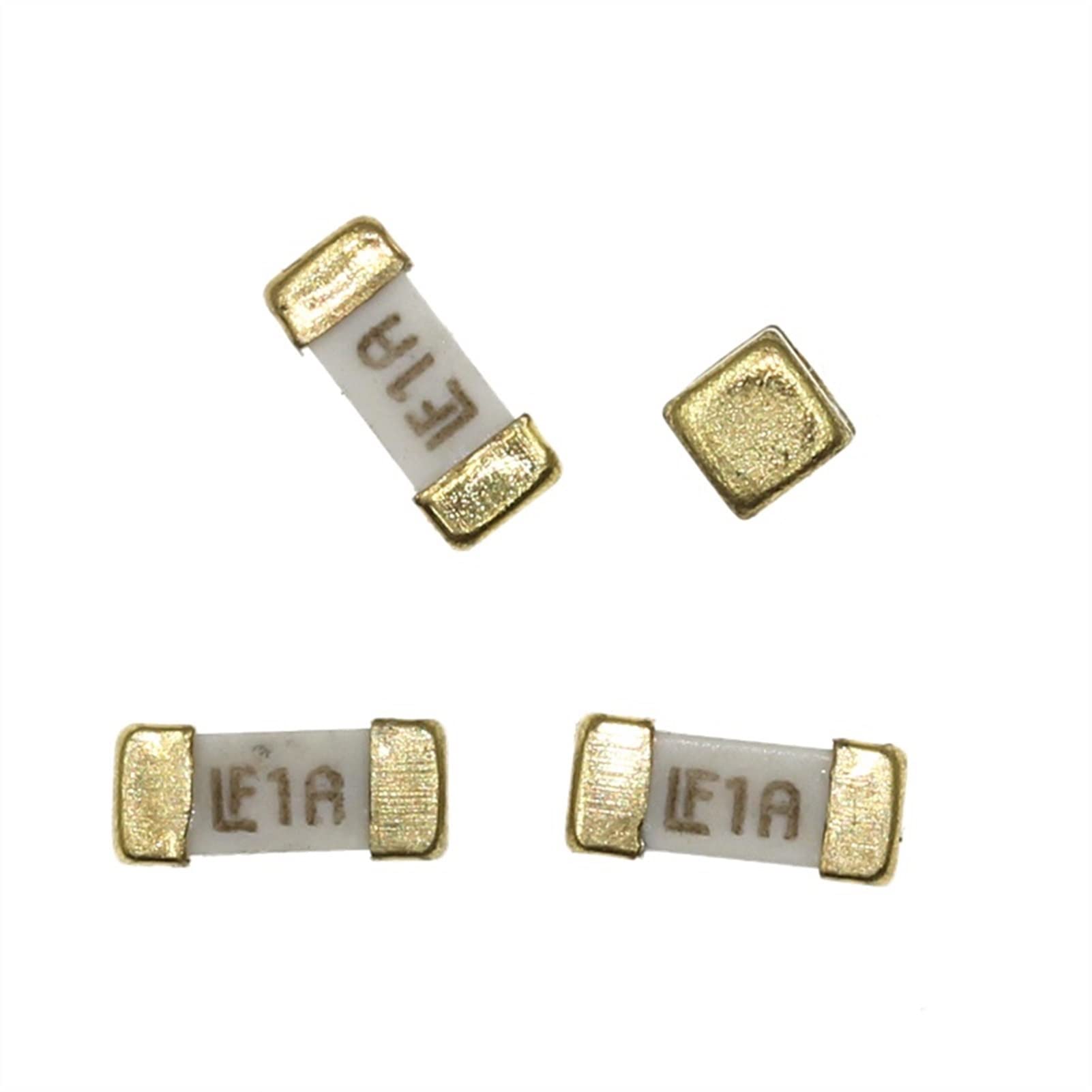 Bezpiecznik 100 sztuk 1808 125 V 250 V AC 0451 SMD bezpiecznik szybkiego topnienia 0,75 A 1A 2 A 3A 4A 5A 6. 8A 10 A 12 A 15 A 500MA 750MA 2410 bezpieczników ultraszybkich (100 szt. 15A)