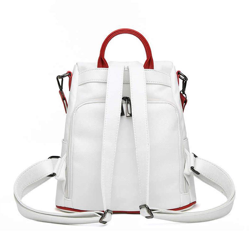 BUKESIYI Damen Tasche Rucksack Handtasche Frauen backpack Klein Anti Diebstahl Schulrucksack Laptop Weekender PU Leder DE78158