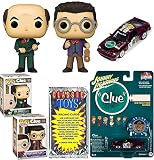 J Lightning Classic Mystery Detective Game Die-Cast Car Ford Challenger Mustang Cobra Profesor Plum con chip de juego de coleccionistas