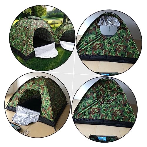 Tente de camping camouflage pour se protéger efficacement du vent - 7