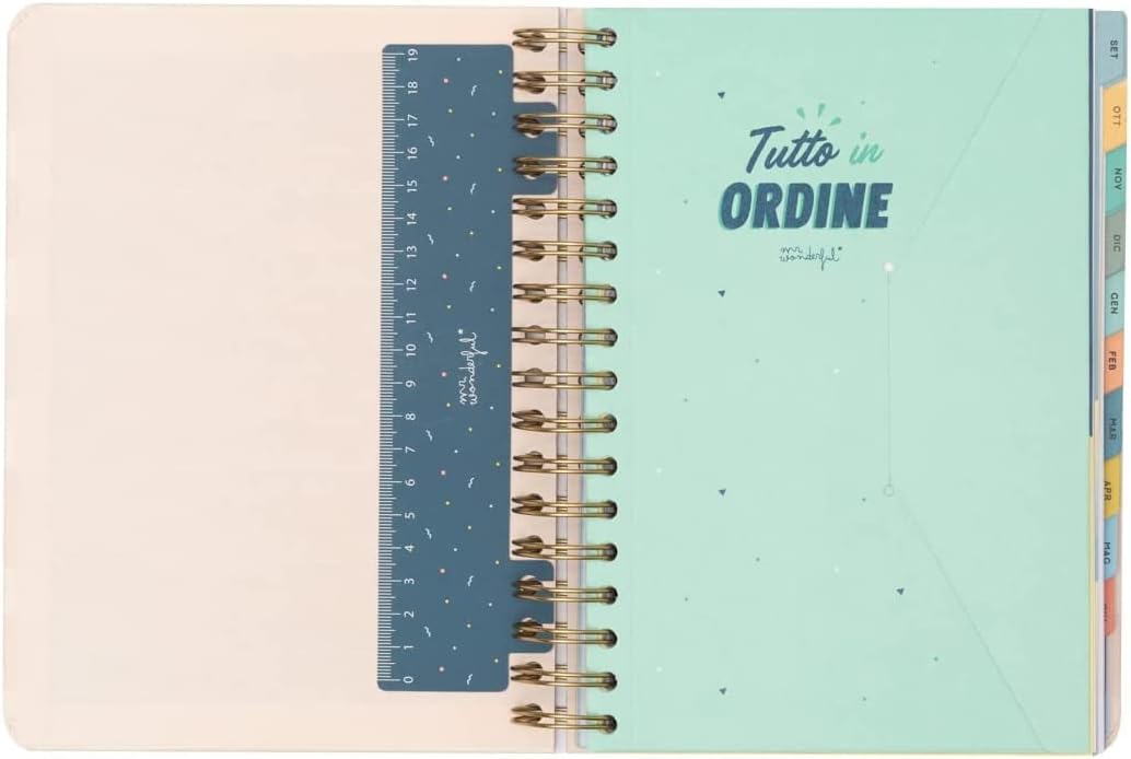 Mr. Wonderful WOA2211974ITZ0 2023 School Diary - Here Every Day Is Unique - Multicoloured