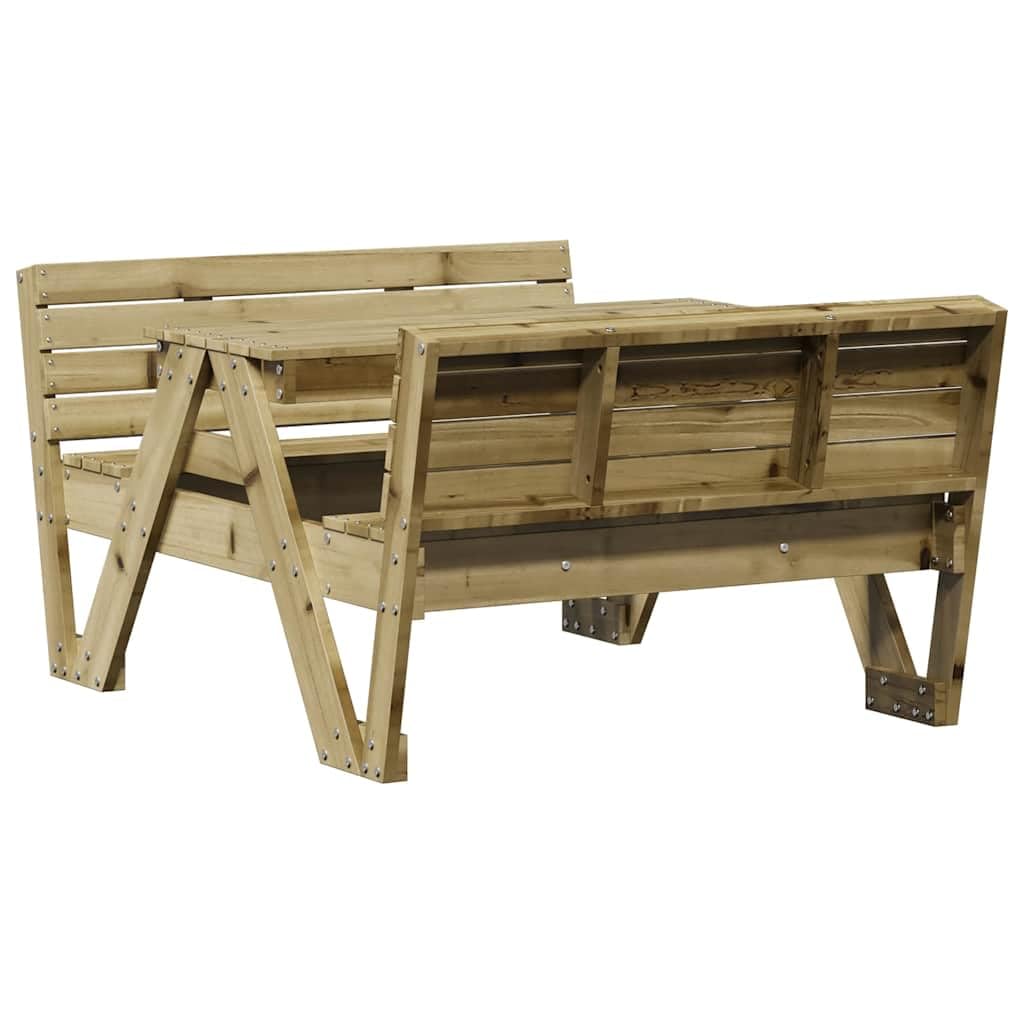 Tavolo da picnic per bambini 88 x 122 x 58 cm in legno di pino impregnato