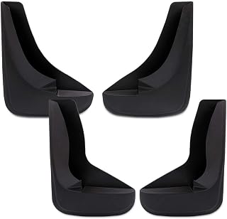 G-PLUS Universal for Car Mud Flaps Splash Guards, Fender Mudguard Set of 4 Pieces with Hardware Front+Rear Combo Set