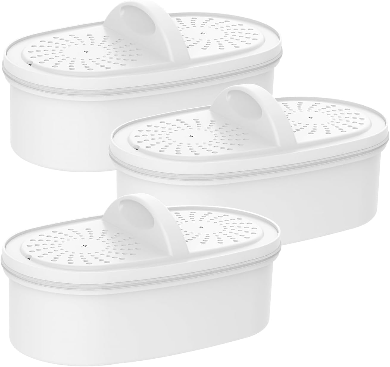 Replacement for All Waterdrop Pitcher and Dispenser Filtration Systems, Fits Waterdrop WD-PF-01A Plus, Reduces PFAS, PFOA/PFOS, Chlorine, Last Up to 200 Gallons (Pack of 3), Aqua Crest